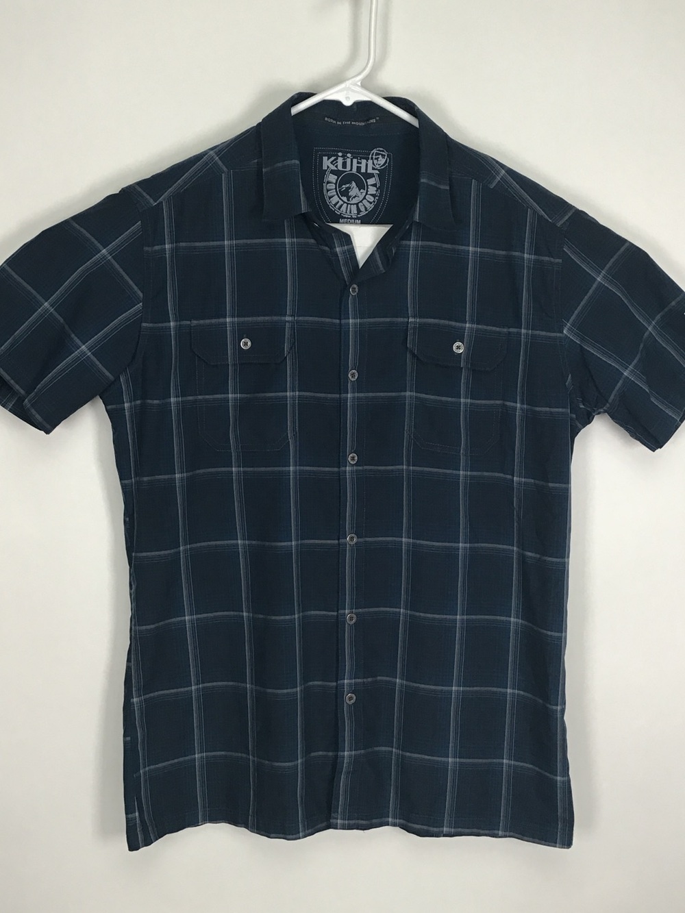 Kuhl Eluxur men’s short sleeve button up casual shirt medium